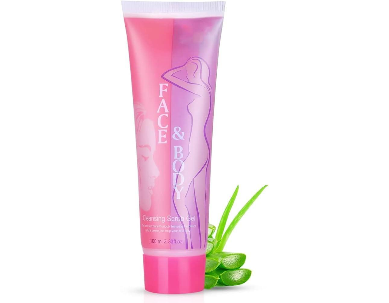 Aloe Vera Face & Body Exfoliating Scrub Gel 100ml